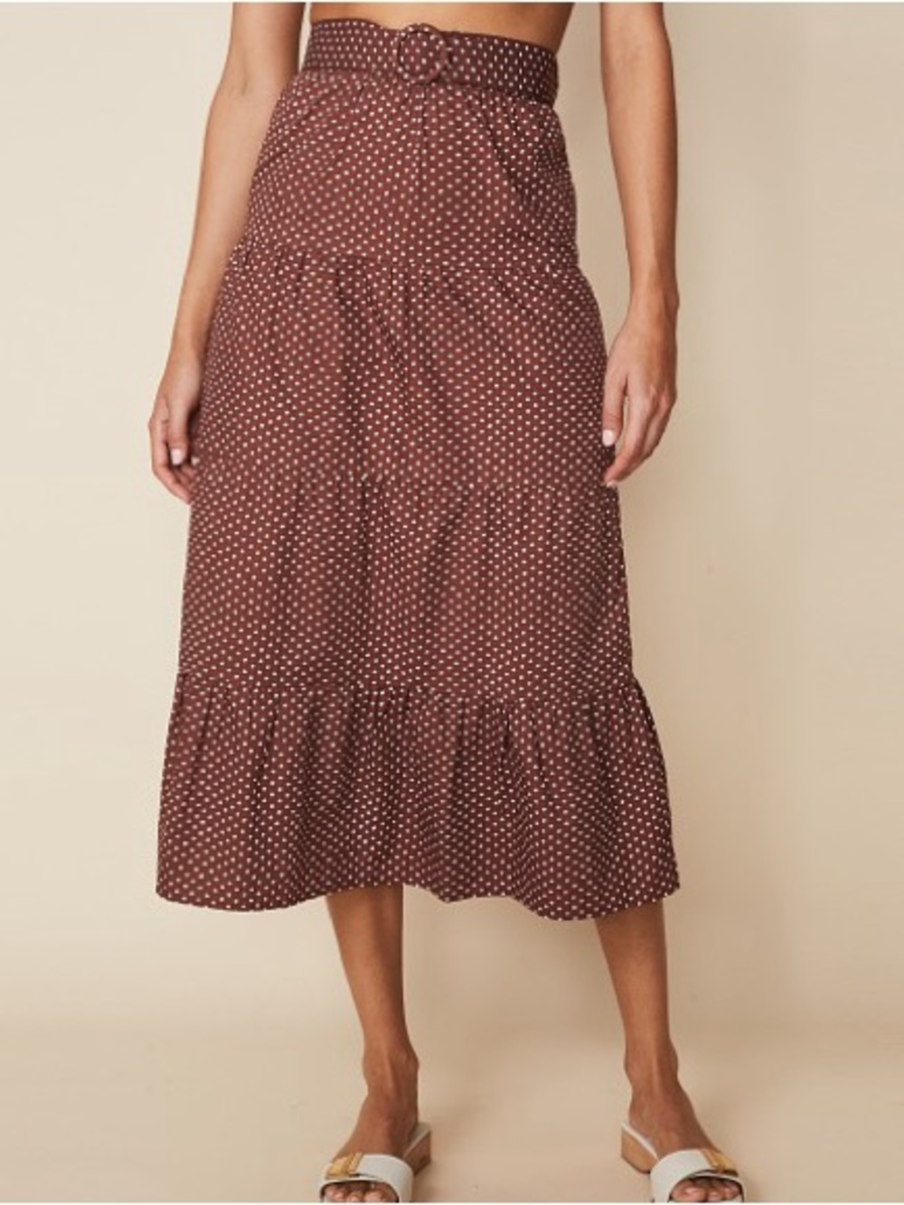 Faithfull the Brand Farida Midi Skirt Bonnie Dot